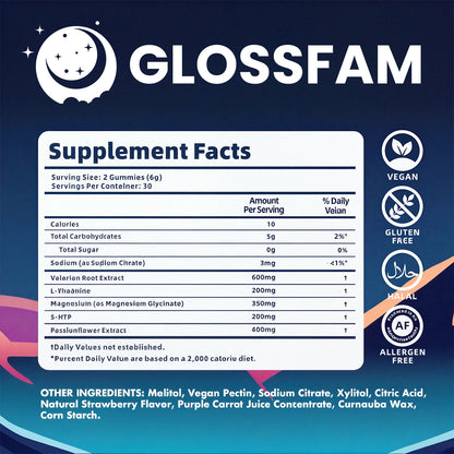 GlossFam™ - Natural Sleep Gummies